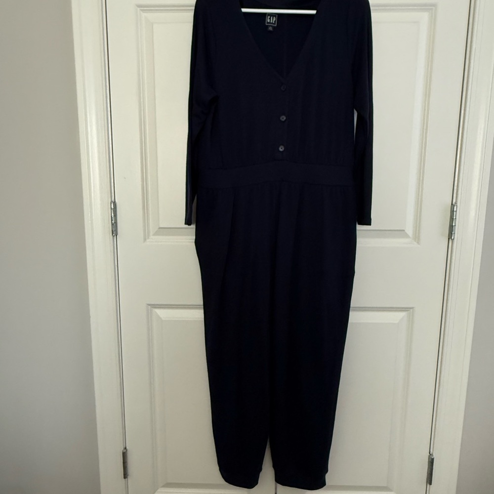 GAP Navy Jumpsuit